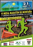 CARTEL ANUNCIADOR PRUEBAS VI MARATON DE MONTAÑA (I CAMPEONATO AUTONOMICO DE MONTAÑA) Y IV 10km CIUDAD DE SAN PABLO